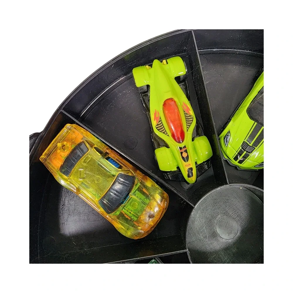 Carry Case Car Carrier Tire Shape Holder with Cars Hot Wheels